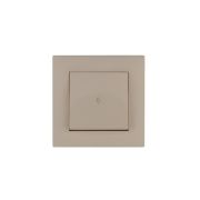 Выключатель проходной 1-клав. Karea RIZZ крем Makel 88010005