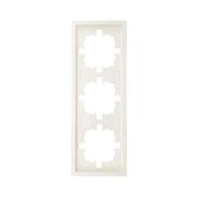 Рамка 3-мест. горизонт. ZIMA слон. кость LEZARD 704-9000-148